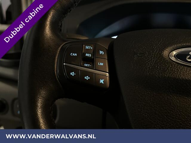 Ford TRANSIT 2.0 TDCI 131pk L3H2 Dubbele Cabine Euro6 Airco | 6-zits | 2500kg Trekhaak | Cruisecontrol, Parkeersensoren, Verwarmde voorruit