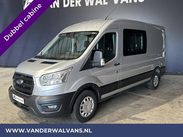 Ford TRANSIT 2.0 TDCI 131pk L3H2 Dubbele Cabine Euro6 Airco | 6-zits | 2500kg Trekhaak | Cruisecontrol, Parkeersensoren, Verwarmde voorruit