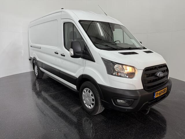 Ford TRANSIT 350 2.0 TDCI L3H2 Trend met o.a. een Trekhaak, Navigatiesysteem, Apple Carplay/Android Auto, Safety Comfort-pack, All weather banden, Led laadruimteverlichting, Laadruimte beschermingspakket en een Reservewiel