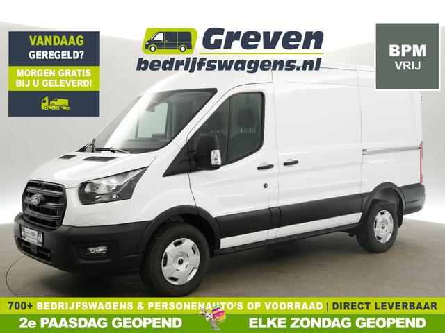 Ford TRANSIT L2H2 | NIEUW | 165PK | BPM VRIJ | Automaat Airco Camera Carplay 2xSchuifdeur Cruise PDC 3 Persoons Trekhaak
