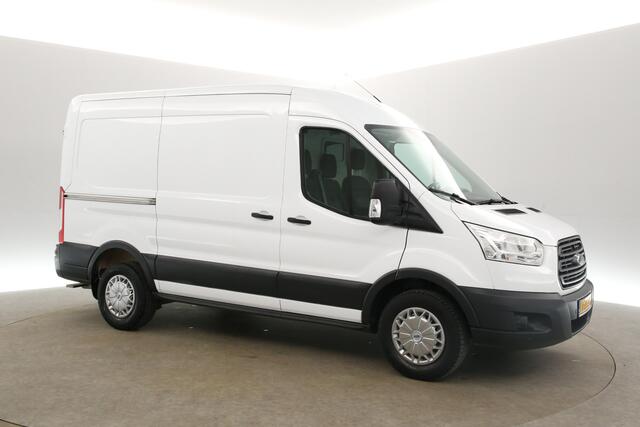 Ford TRANSIT 350 2.0 TDCI L2H2 Trend 170PK Airco Cruise LED 2xSchuifdeur PDC 3 Persoons Stoelverw. Treeplank