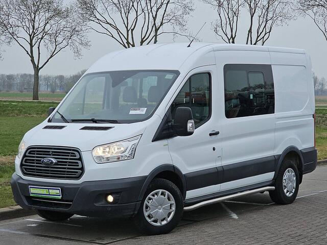 Ford TRANSIT 330 2.0 TDCI L2H2 DC Trend Airco 130Pk Euro6 Camera Trekhaak!