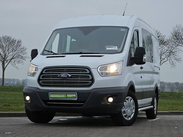 Ford TRANSIT 330 2.0 TDCI L2H2 DC Trend Airco 130Pk Euro6 Camera Trekhaak!