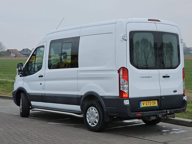 Ford TRANSIT 330 2.0 TDCI L2H2 DC Trend Airco 130Pk Euro6 Camera Trekhaak!