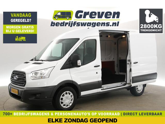 Ford TRANSIT 350 2.0 TDCI L2H2 170PK 2800KG Trekgew. Trekhaak Airco Cruise 2xSchuifdeur PDC Elektrpakket