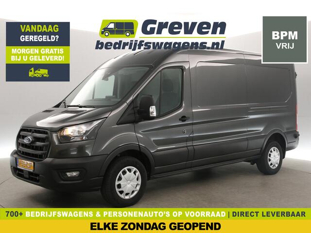 Ford TRANSIT 350 2.0 TDCI L3H2 Trend | NIEUW | BPM Vrij | Airco Carplay Camera Cruise Navigatie PDC Stoelverwarming Trekhaak