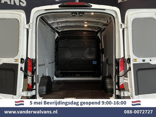 Ford TRANSIT 2.0 TDCI 131pk L2H2 Euro6 Airco | LED | Cruisecontrol | Verwarmde voorruit Parkeersensoren, Bijrijdersbank