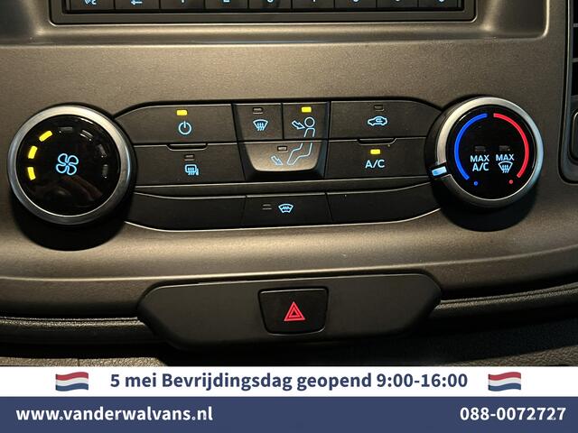 Ford TRANSIT 2.0 TDCI 131pk L2H2 Euro6 Airco | LED | Cruisecontrol | Verwarmde voorruit Parkeersensoren, Bijrijdersbank