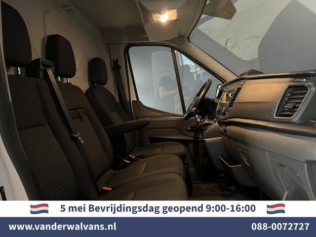 Ford TRANSIT 2.0 TDCI 131pk L2H2 Euro6 Airco | LED | Cruisecontrol | Verwarmde voorruit Parkeersensoren, Bijrijdersbank