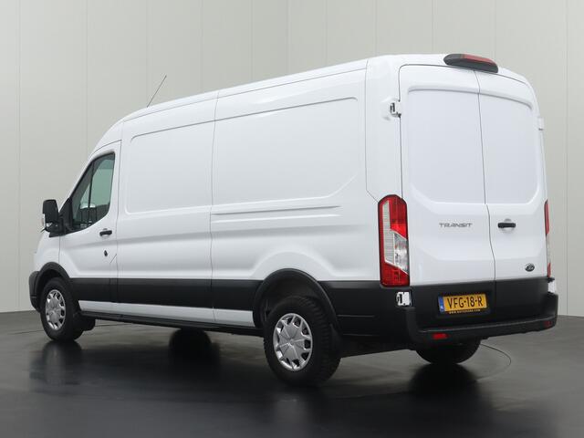 Ford TRANSIT 2.0TDCI 130PK L3H2 Werkplaats | Oprijplaat | Navigatie | 3-Persoons | Multimedia | Airco