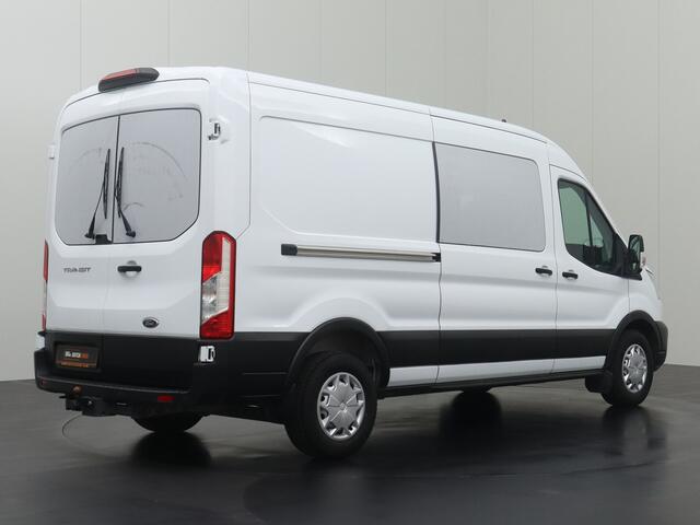 Ford TRANSIT 2.0TDCi 185PK L3H2 | Kastinrichting | Trekhaak | Airco | Cruise | 3-Persoons