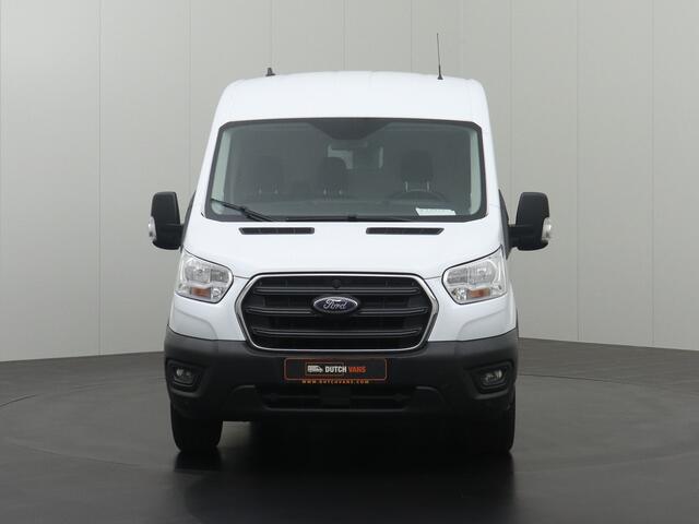Ford TRANSIT 2.0TDCi 185PK L3H2 | Kastinrichting | Trekhaak | Airco | Cruise | 3-Persoons
