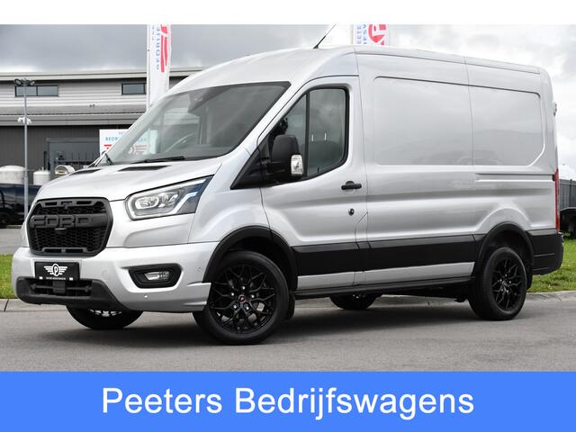 Ford TRANSIT 350 2.0 TDCI L2H2 Limited Raptor Edition Adaptieve Cruise, Camera, Carplay, 185pk, LED, NAVI, Automaat, Trekhaak, Uniek!