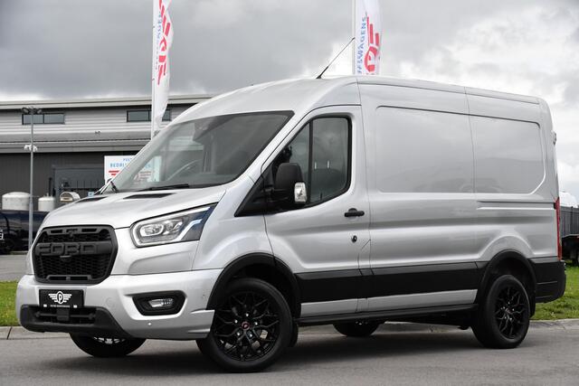 Ford TRANSIT 350 2.0 TDCI L2H2 Limited Raptor Edition Adaptieve Cruise, Camera, Carplay, 185pk, LED, NAVI, Automaat, Trekhaak, Uniek!