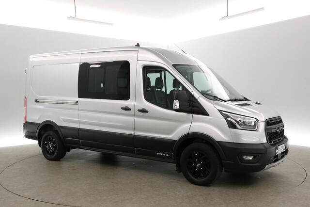 Ford TRANSIT 2.0 TDCI L3H2 TRAIL | DC | 6-Zits | Airco | Camera | Carplay | Cruise | Bi-Xenon | Parkeersens. | Trekhaak