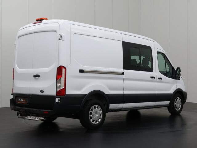 Ford TRANSIT 2.0TDCi 130PK L3H2 Dubbele Cabine 7-Persoons | Navigatie | Camera | Trekhaak | Airco | Cruise
