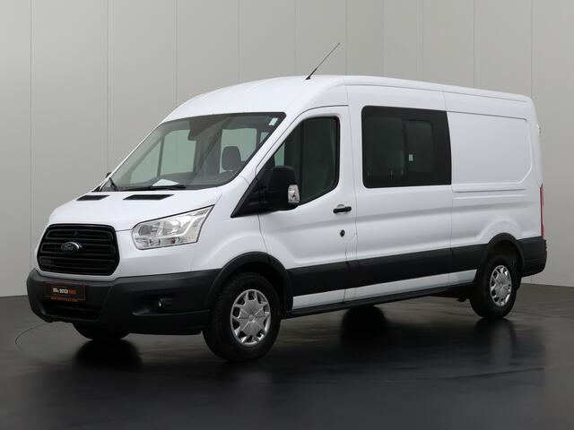 Ford TRANSIT 2.0TDCi 130PK L3H2 Dubbele Cabine 7-Persoons | Navigatie | Camera | Trekhaak | Airco | Cruise