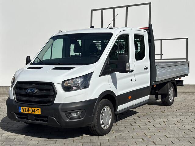 Ford TRANSIT 350 2.0 TDCI L3H1 DC Trend RWD 7PERSOONS I OPEN LAADBAK |Dubbele Cabine I Airco I Cruise I Trekhaak | Apple Carplay/Android Auto |