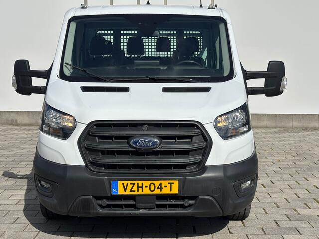 Ford TRANSIT 350 2.0 TDCI L3H1 DC Trend RWD 7PERSOONS I OPEN LAADBAK |Dubbele Cabine I Airco I Cruise I Trekhaak | Apple Carplay/Android Auto |