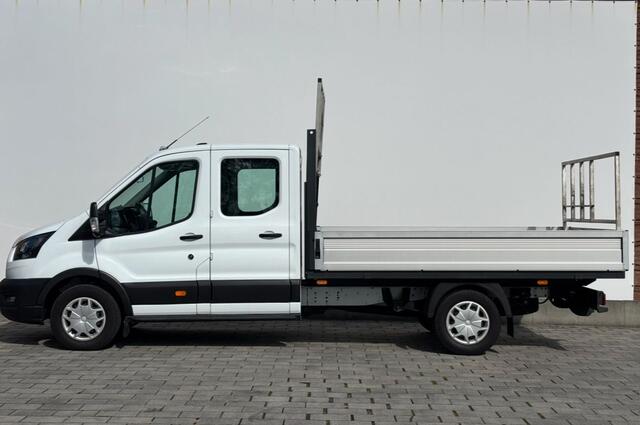 Ford TRANSIT 350 2.0 TDCI L3H1 DC Trend RWD 7PERSOONS I OPEN LAADBAK |Dubbele Cabine I Airco I Cruise I Trekhaak | Apple Carplay/Android Auto |