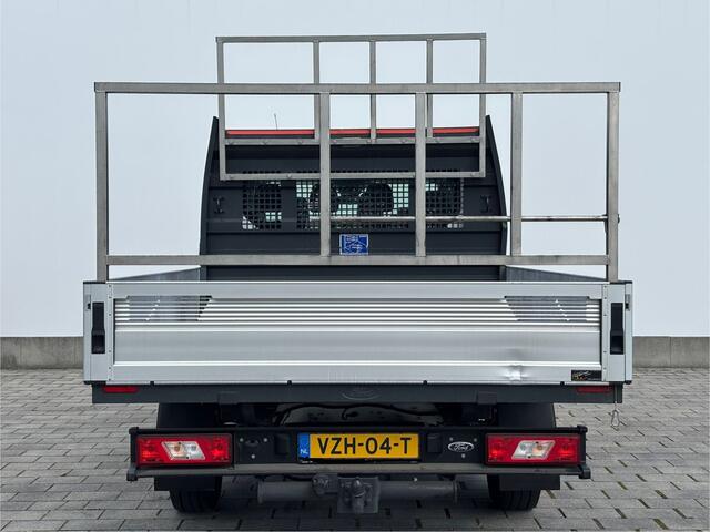 Ford TRANSIT 350 2.0 TDCI L3H1 DC Trend RWD 7PERSOONS I OPEN LAADBAK |Dubbele Cabine I Airco I Cruise I Trekhaak | Apple Carplay/Android Auto |