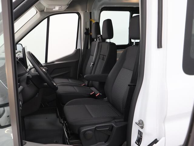 Ford TRANSIT 350 | 2.0 TDCI | L3 H2 | Dubbele Cabine | Trend | TREKHAAK 2500 KG AHW | CLIMATE CONTROL | PARKEERSENSOREN V+A | CRUISE CONTROL | BIJRIJDERSBANK | LAADRUIMTE PAKKET | APPLE CARPLAY / ANDROID AUTO | STOEVERWARMING