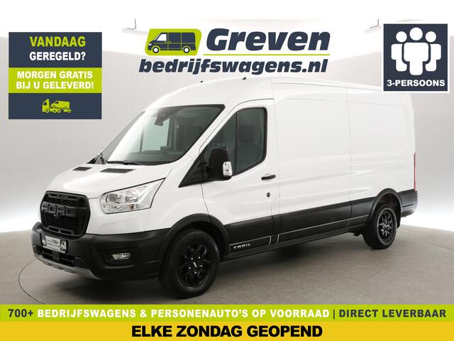 Ford TRANSIT 2.0 TDCI L3H2 TRAIL | 170PK | Airco | Camera | 3 Persoons | Carplay | Cruise | Parkeersens. | Trekhaak