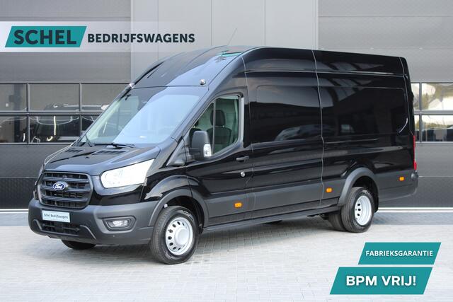 Ford TRANSIT 350 2.0 TDCI L4H3 Trend 165pk RWD - 3500kg trekgewicht - Dubbellucht - 360 Camera - ACC - Trekhaak - Navigatie - Carplay - Rijklaar