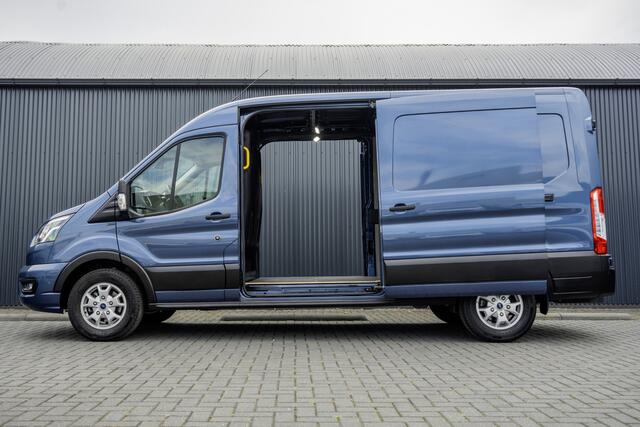 Ford TRANSIT 350 TDCI | L3H2 | Limited | LED | Camera | 12" Display | CarPlay | Navi | Zijschuifdeur R+L | Cruise | Climate | PDC | Eco | Euro 6