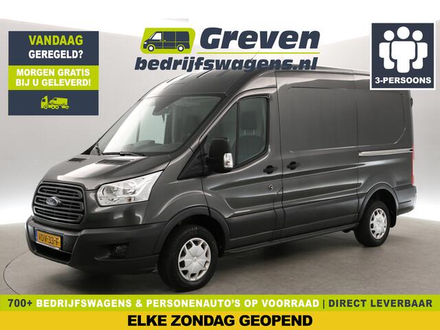 Ford TRANSIT 290 2.0 TDCI L2H2 | Airco | Camera | Cruise | 3-Zits | 2xSchuifdeur | Parkeersens.