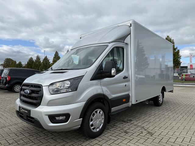 Ford TRANSIT 350 2.0 TDCI | L4 H1 | TREND SKELETAL | KARHOF GESLOTEN BAK INCL. OVERLOOP KLEP | UIT VOORRAAD LEVERBAAR | KENTEKEN 2024 | 170 PK | AIRCO | CRUISE CONTROL | DAB+ | LANE-ASSIT | 3-ZITS
