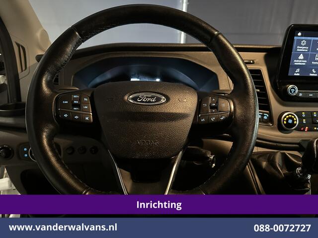 Ford TRANSIT 2.0 TDCI 130pk L2H2 inrichting Euro6 Airco | Camera | Apple Carplay | Cruisecontrol Omvormer, Elektrische verstelbare bestuurdersstoel, Android Auto, Stoelverwarming, Verwarmde Voorruit, Parkeersensoren