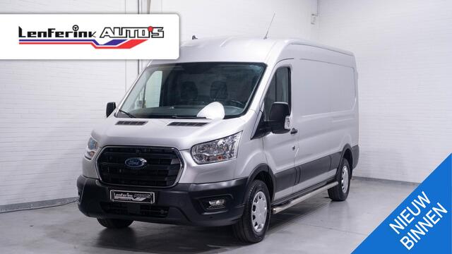 Ford TRANSIT 2.0 TDCI 130 pk L3H2 Trend Navi, Camera Trekhaak 2.500 kg, Sidebars, Cruise Control, NAP, 1e Eig., 3-Zits