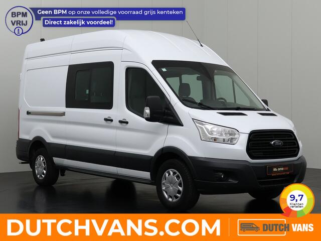 Ford TRANSIT 2.0TDCi 130PK Dubbele Cabine 7-Persoons L3H3 | Navigatie | Camera | Trekhaak | Betimmering