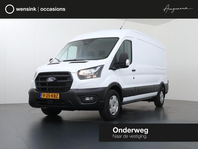 Ford TRANSIT 350 2.0 TDCI | L3 H2 | TREND | ADAPTIEVE CRUISE | STOELVERWARMING | TREKHAAK | STUURWIELVERWARMING | CAMERA | PARKEERSENSOREN | NAVIGATIE | CARPLAY / ANDROID AUTO | BLIND SPOT | INKLAPBARE SPIEGELS