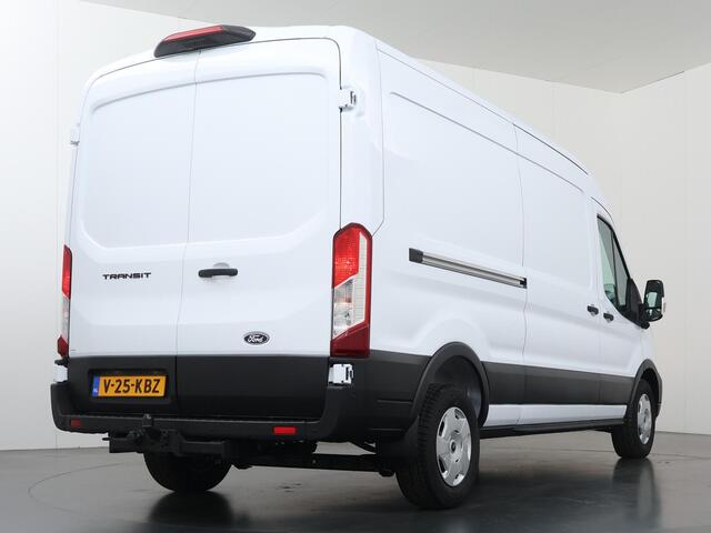 Ford TRANSIT 350 2.0 TDCI | L3 H2 | TREND | ADAPTIEVE CRUISE | STOELVERWARMING | TREKHAAK | STUURWIELVERWARMING | CAMERA | PARKEERSENSOREN | NAVIGATIE | CARPLAY / ANDROID AUTO | BLIND SPOT | INKLAPBARE SPIEGELS
