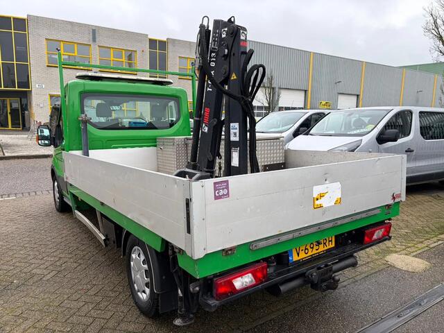 Ford TRANSIT 130pk airco open laadbak met hiab t-clx 013 kraan 2x steunpoot achter
