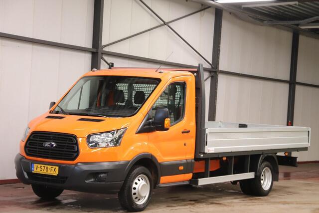 Ford TRANSIT met nieuwe NIEUWE MOTOR OPEN LAADBAK DUBBELLUCHT TREKHAAK 2800KG