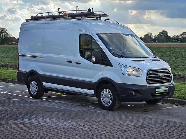 Ford TRANSIT 350 2.0 TDCI L2H2 Trend Imperiaal Werkplaats-Inrichting Navi Airco Camera 130Pk Euro6 Oh-Historie 1e Eigenaar!