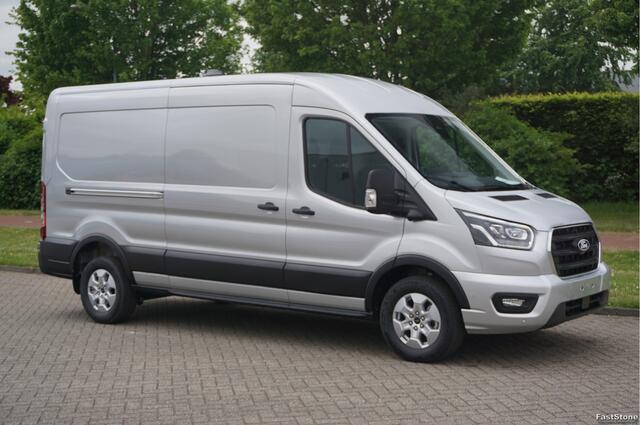 Ford TRANSIT 350L L3H2 Limited AUT-8 130PK BPM VRIJ Navi, Adap. Cruise, 360° Cam, Trekhaak, Xenon!! NR. A253