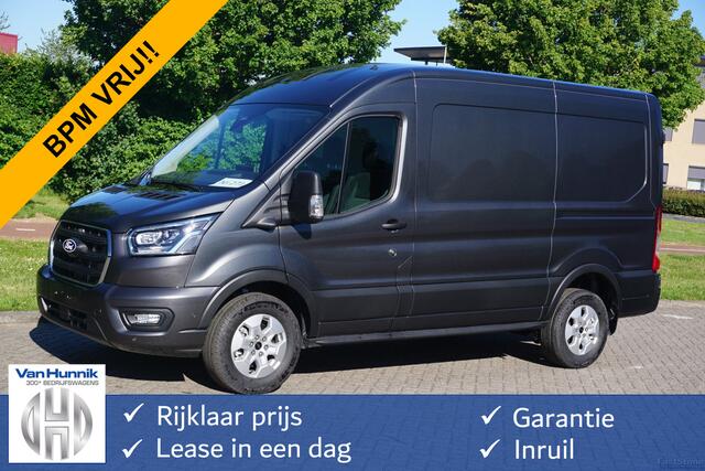Ford TRANSIT 350M L2H2 Limited AUT-8 165PK BPM VRIJ Navi, Camera, Xenon, Lm Velg, Trekhaak!! NR. A115