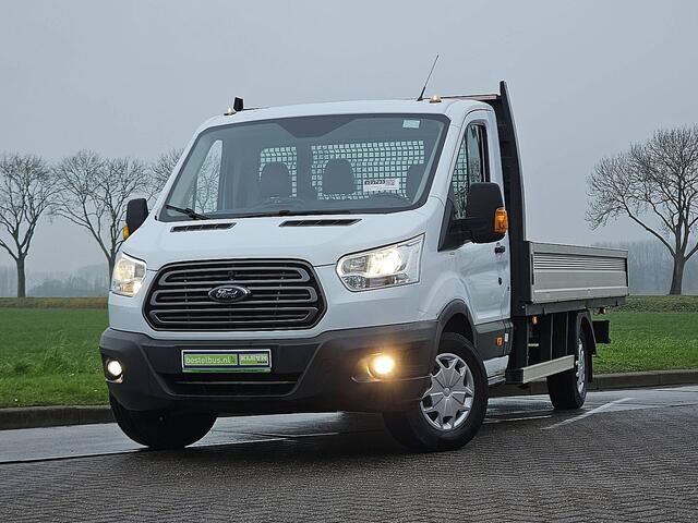Ford TRANSIT 350 2.0 L3 Open-Laadbak Airco Trekhaak Euro6 130Pk!