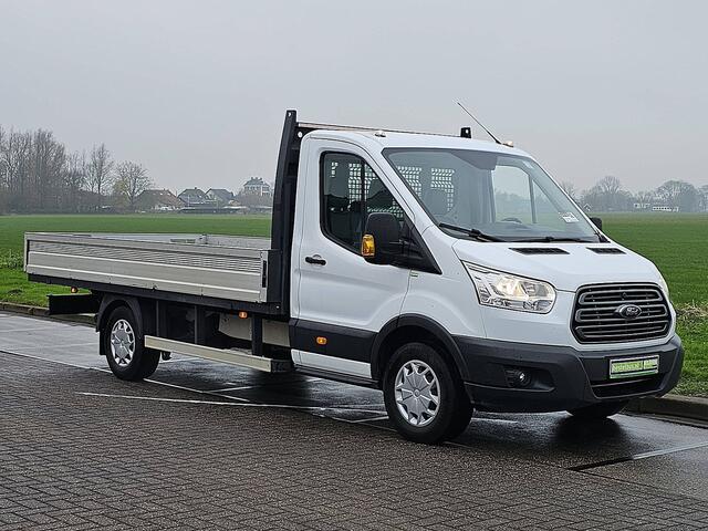 Ford TRANSIT 350 2.0 L3 Open-Laadbak Airco Trekhaak Euro6 130Pk!