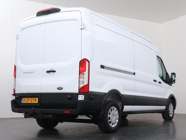Ford TRANSIT 350 | 2.0 TDCI | L3 H2 | Trend | TREKHAAK 2500 KG AHW | CLIMATE CONTROL | NAVIGATIE | PARKEERSENSOREN V+A | CRUISE CONTROL | BIJRIJDERSBANK | LAADRUIMTE PAKKET | APPLE CARPLAY / ANDROID AUTO | STOEVERWARMING