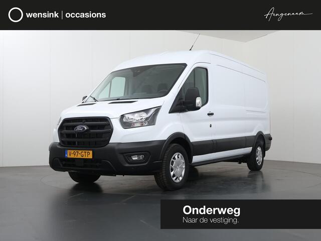 Ford TRANSIT 350 | 2.0 TDCI | L3 H2 | Trend | TREKHAAK 2500 KG AHW | CLIMATE CONTROL | NAVIGATIE | PARKEERSENSOREN V+A | CRUISE CONTROL | BIJRIJDERSBANK | LAADRUIMTE PAKKET | APPLE CARPLAY / ANDROID AUTO | STOEVERWARMING
