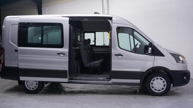 Ford TRANSIT 2.0 TDCi 130 pk L3H2 Dubbel Cabine Airco Camera, Trekhaak, PDC V+A, 6-Zits