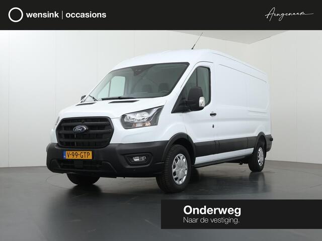 Ford TRANSIT 350 | 2.0 TDCI | L3 H2 | Trend | TREKHAAK 2500 KG AHW | CLIMATE CONTROL | NAVIGATIE | PARKEERSENSOREN V+A | CRUISE CONTROL | BIJRIJDERSBANK | LAADRUIMTE PAKKET | APPLE CARPLAY / ANDROID AUTO | STOEVERWARMING
