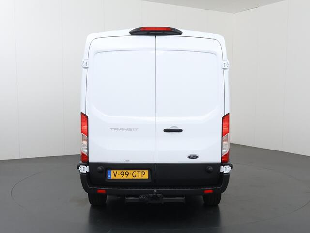Ford TRANSIT 350 | 2.0 TDCI | L3 H2 | Trend | TREKHAAK 2500 KG AHW | CLIMATE CONTROL | NAVIGATIE | PARKEERSENSOREN V+A | CRUISE CONTROL | BIJRIJDERSBANK | LAADRUIMTE PAKKET | APPLE CARPLAY / ANDROID AUTO | STOEVERWARMING