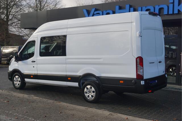 Ford TRANSIT 350L 130PK L4H3 Dubbel Cabine BPM VRIJ!! Navi, ° Camera, Adap. Cruise, LM Velg!! NR. A242