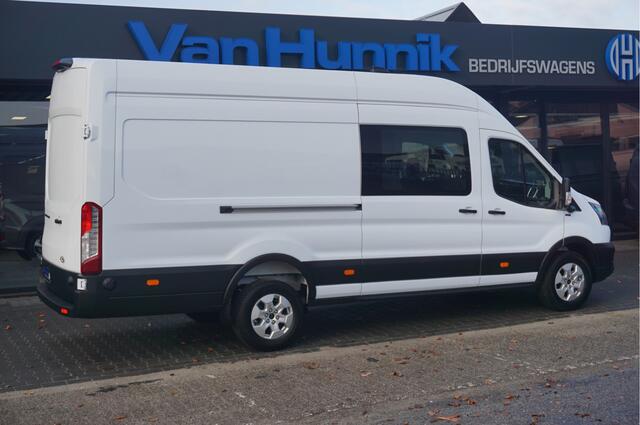 Ford TRANSIT 350L 130PK L4H3 Dubbel Cabine BPM VRIJ!! Navi, ° Camera, Adap. Cruise, LM Velg!! NR. A242